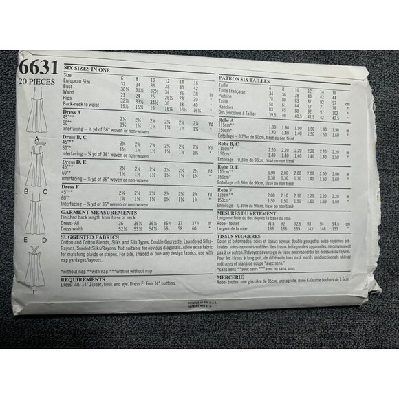 Simplicity Misses Dress Sewing Pattern sz 6 10 12 14 16 6631 - uncut - Picture 3 of 4